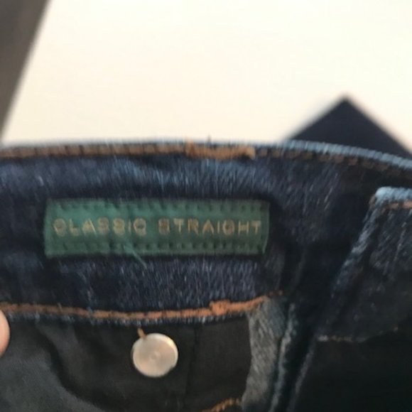 Lauren Jeans | Dark Classic Straight Jeans BNWOT - Picture 10 of 10